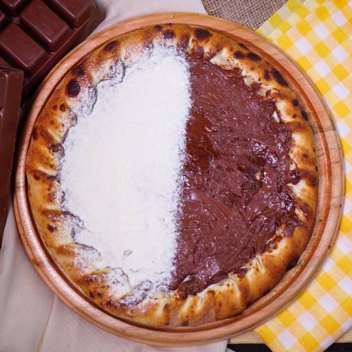 Comprar o produto de Pizza Nutella Com Leite Ninho em Pizzas pela empresa Dom Caetano Pizza Delivery em Mineiros, GO por Solutudo