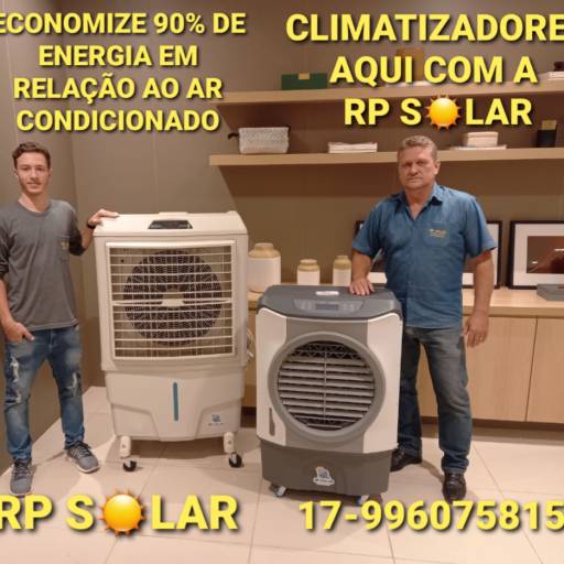 Instalação de Climatizador por RP Solar Energia Renovável 