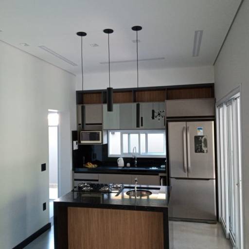 Pia/Balcão/ilha no Granito Preto São Gabriel por R.R Marmoraria