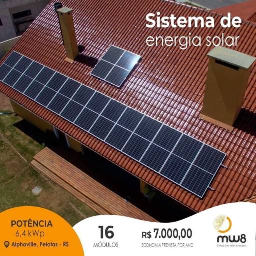 Sistemas de Energia Solar por Mw8 Soluções em Energia