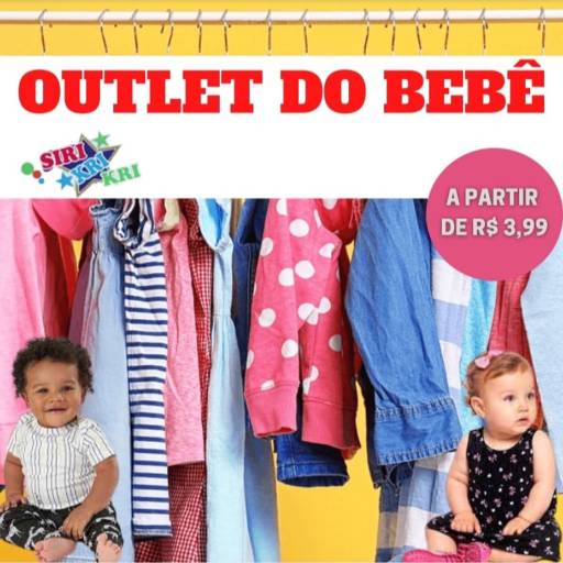Outlet de roupas de bebes por Siri Kri Kri 