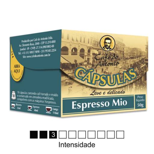 Cápsulas de Café Para Máquinas Nespresso Mio por Café do Antônio - Café Gourmet Premium