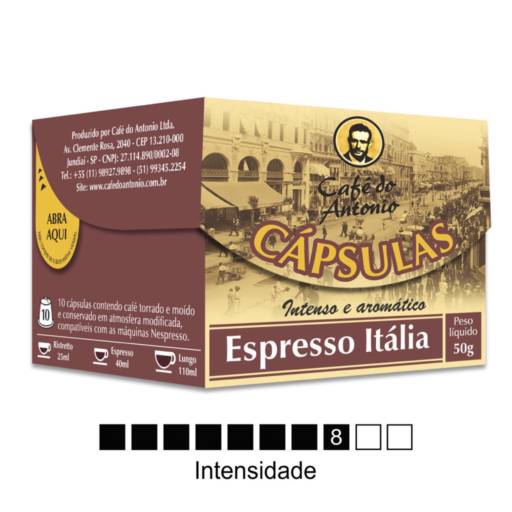 Cápsulas de Café para Máquinas Nespresso Itália por Café do Antônio - Café Gourmet Premium