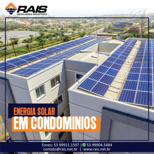  Energia solar para condominios por Rais Instalacoes