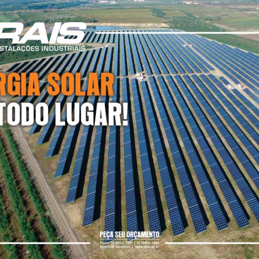 Comprar o produto de  Instalação de energia solar em Energia Solar pela empresa Rais Instalacoes em Pelotas, RS por Solutudo
