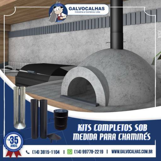 Dutos, Chaminés e Acessórios por Galvo Calhas