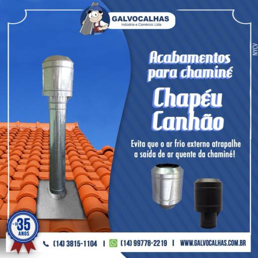 Dutos, Chaminés e Acessórios por Galvo Calhas