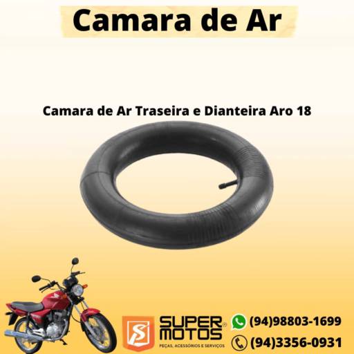 Câmara de Ar - Conforto e Segurança em Parauapebas por Super Motos