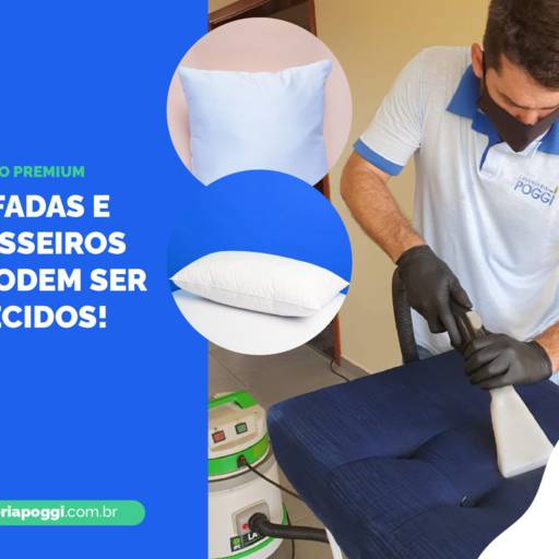 Higienização de almofadas e travesseiros