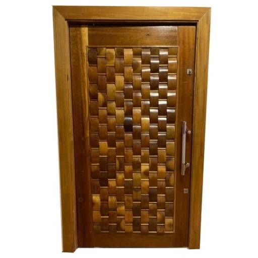 Portas Pivotantes em Madeira em Ninho Verde II Eco Residence, SP por Portales Portas e Janelas