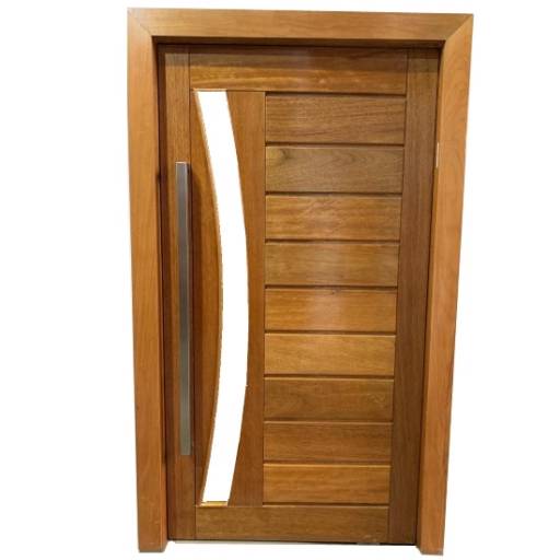 Portas Pivotantes em Madeira em Ninho Verde II Eco Residence, SP por Portales Portas e Janelas