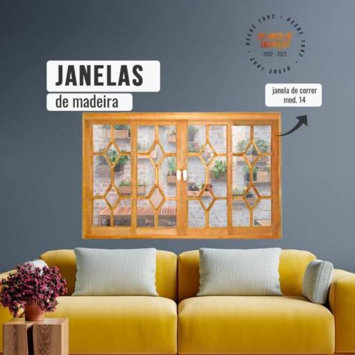 Janelas em madeira em Ninho Verde II Eco Residence, SP por Portales Portas e Janelas