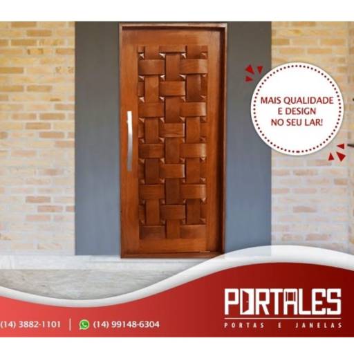 Portas Maciças em Ninho Verde II Eco Residence, SP por Portales Portas e Janelas