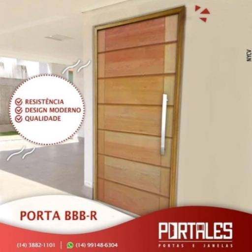 Portas Maciças – Portales Portas e Janelas no Ninho Verde II Eco Residence por Portales Portas e Janelas