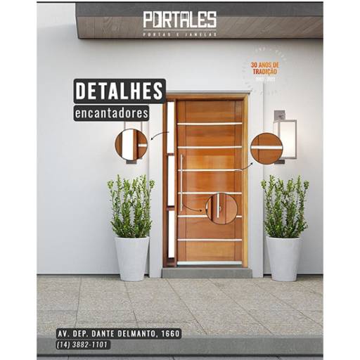 Portas Maciças – Portales Portas e Janelas no Ninho Verde II Eco Residence por Portales Portas e Janelas