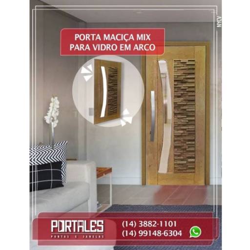 Portas Maciças em Ninho Verde II Eco Residence, SP por Portales Portas e Janelas