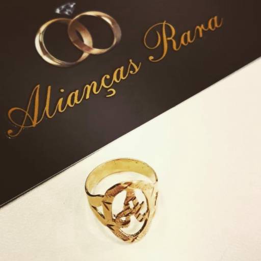 Anel Tradicional Ouro 18k Infantil com 1.5Gr  por Alianças Rara