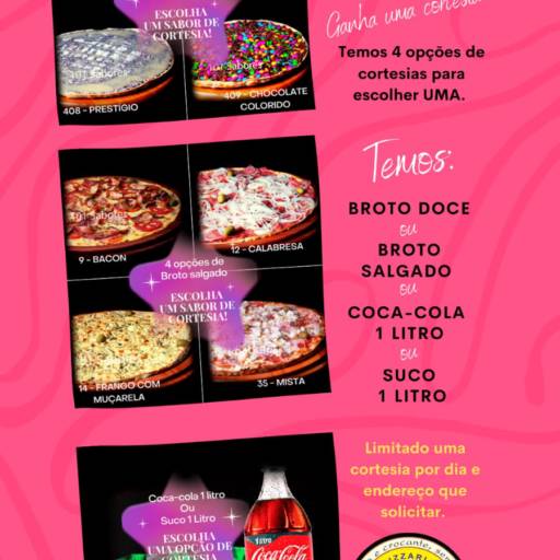 Comprar o produto de Pizza Broto Doce em Pizzas pela empresa Pizzaria 101 Sabores  em Marília, SP por Solutudo