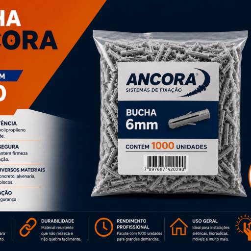 Pacote Bucha 6mm