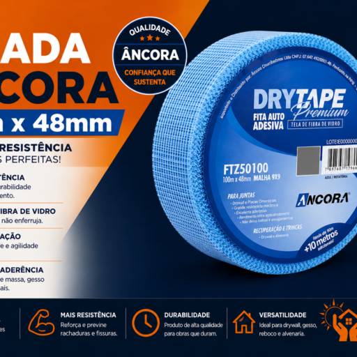 Fita Telada Âncora  100m x 48mm