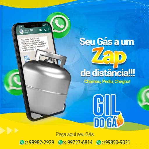 Comprar a oferta de Disk Gás em Itaperuna em Gás pela empresa Gil Do Gás em Itaperuna, RJ por Solutudo