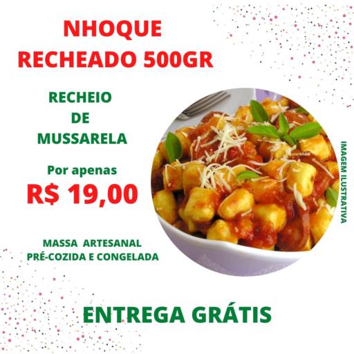 Comprar o produto de Nhoque Recheado em Alimentos pela empresa Delicias Caseiras Jaú em Jaú, SP por Solutudo