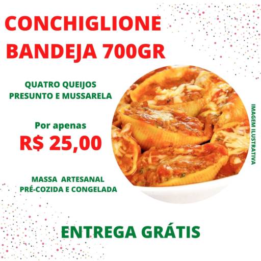 Comprar o produto de Conchiglione em Alimentos pela empresa Delicias Caseiras Jaú em Jaú, SP por Solutudo