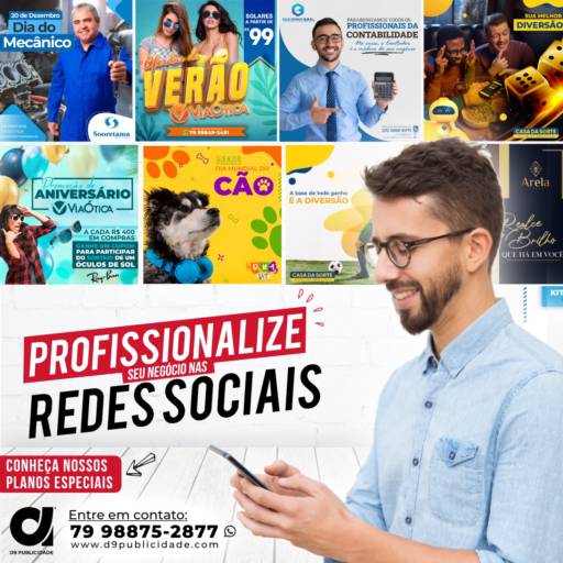 Comprar o produto de Gerenciamento de Mídias Sociais em Agências de Marketing pela empresa D9 Publicidade em Feira de Santana, BA por Solutudo