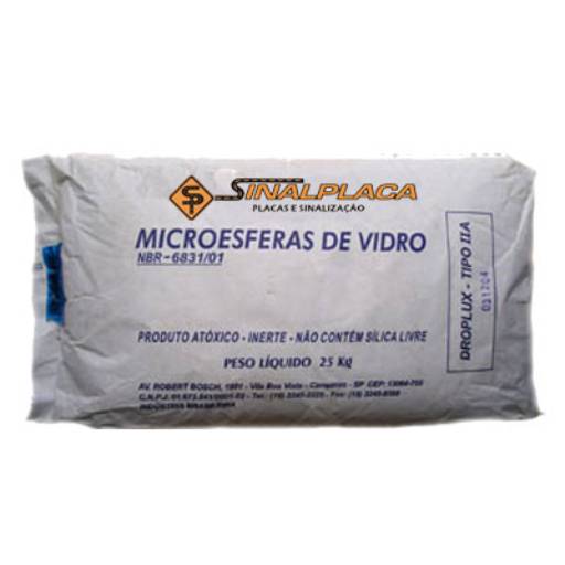 Micro-esfera de vidro por Sinalplaca