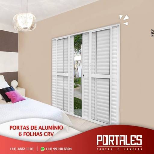 Porta Veneziana em Ninho Verde II Eco Residence, SP por Portales Portas e Janelas