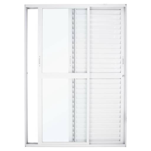 Porta Veneziana em Ninho Verde II Eco Residence, SP por Portales Portas e Janelas