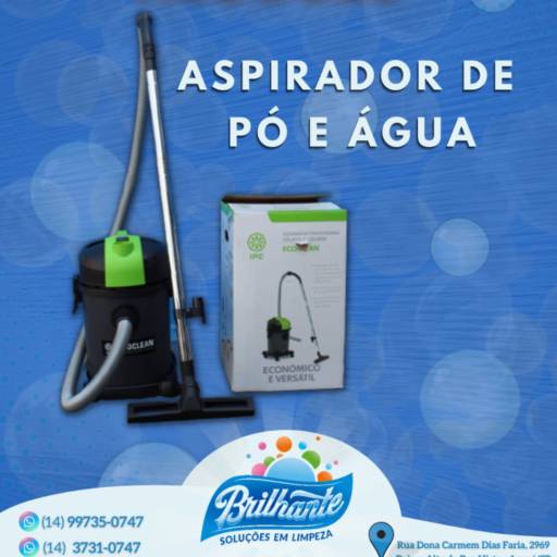 Alugar Aspirador de Pó e Água em Avaré por Brilhante - Soluções em Limpeza