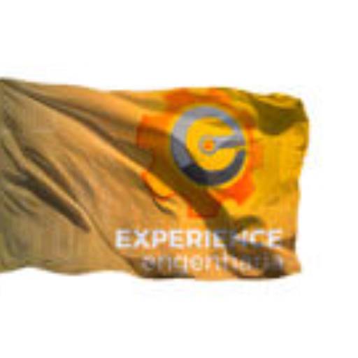 BANDEIRAS CACHARREL COSTURA LINHA BRANCA OVERLOCK em São José do Rio Preto, SP por Public Gráfica e Brindes