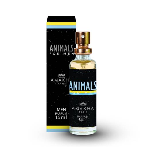 Perfume masculino ANIMALS 15ML - Amakha Paris por Amakha Paris - Ponto de Apoio PA Valquíria