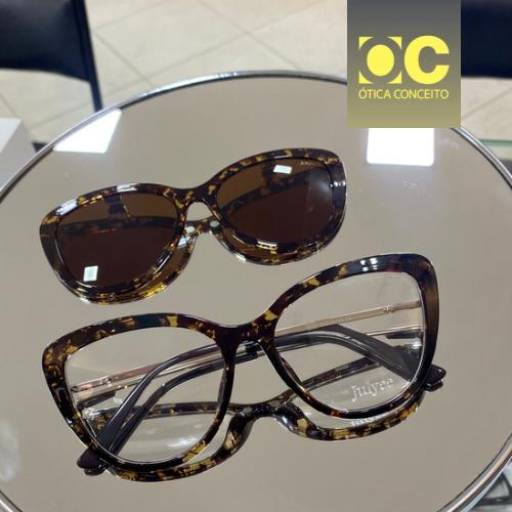 Armações Óculos de grau - Julyee clipon em Foz do Iguaçu, PR por Ótica Conceito