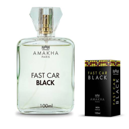 Perfume masculino FAST CAR BLACK - Amakha Paris por Amakha Paris - Ponto de Apoio PA Valquíria