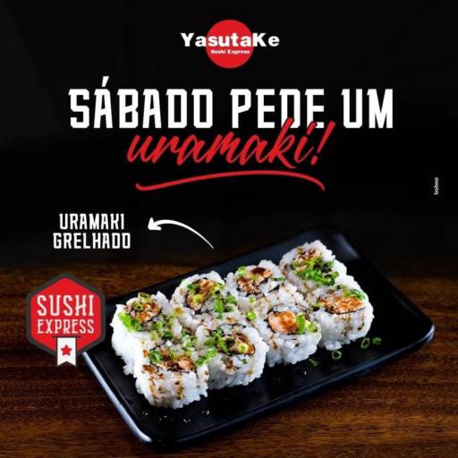 Comprar o produto de Uramaki em Restaurantes Japoneses pela empresa Yasutake Sushi Bar em Botucatu, SP por Solutudo