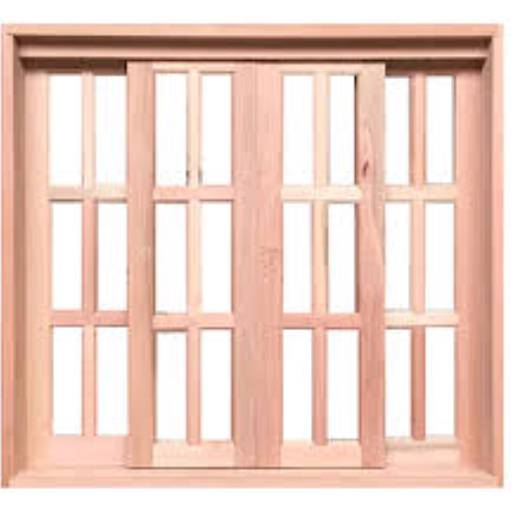 Janela de madeira por Madeireira Carajas