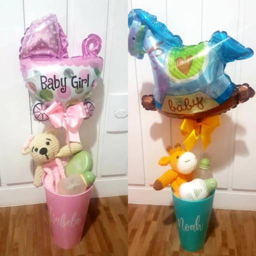 Presente no Balão - Maternidade por Buum Balloon Cestas e Presentes no Balão