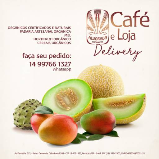 Comprar o produto de Orgânicos certificados e naturais em Café Gourmet Orgânico pela empresa Café e Loja Alvorada em Botucatu, SP por Solutudo