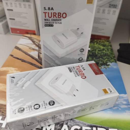 Carregador turbo iPhone saída tipo C