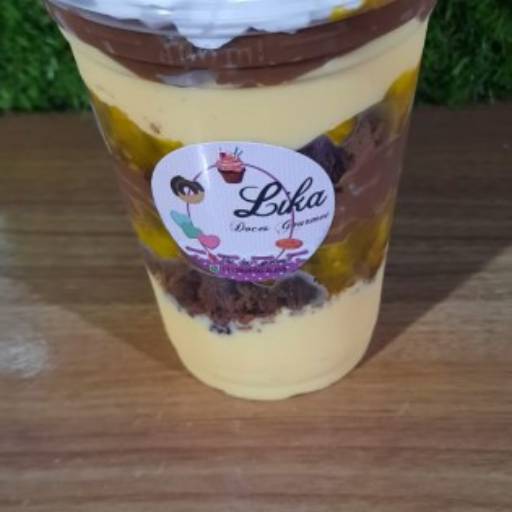 Copo mousse de maracujá por Lika Doces Gourmet