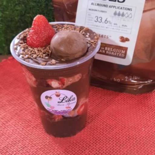 Copo brigadeiro belga por Lika Doces Gourmet