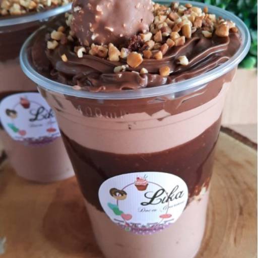 Copo Ferrero Rocher por Lika Doces Gourmet