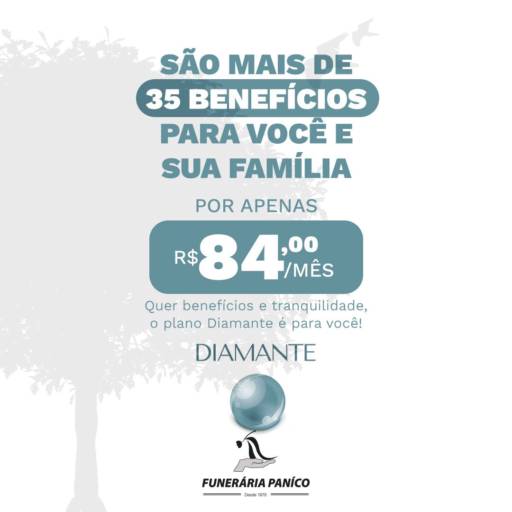 Comprar o produto de Mais de 35 benefícios para você e sua família em Funerárias pela empresa Funerária Irmãos Paníco em Lençóis Paulista, SP por Solutudo