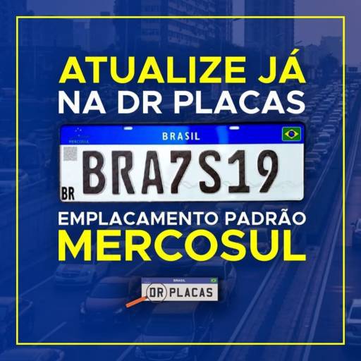 Emplacamento Mercosul por Dr Placas Vila Jaguara
