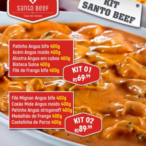 Comprar a oferta de KITS MISTURA SANTO BEEF em Açougues pela empresa Santo Beef Açougue em Avaré em Avaré, SP por Solutudo