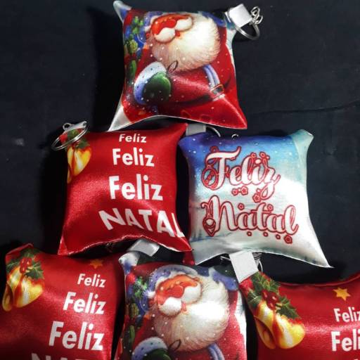 Chaveiros de Almofadas por Canelika's Canecas Personalizadas
