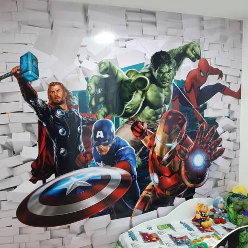 Papel de parede autocolante de personagem por Dream house adesivos