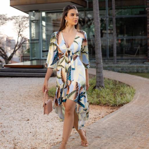 Conjuntinho Vestido Mullet Riche Estampado em Bauru por Meninas Modas e Acessórios 